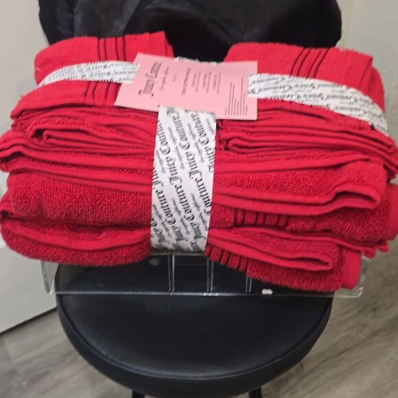 Juicy Couture Home Embossed Logo 6-PC Bath Towel Set - Picture 6 of 6